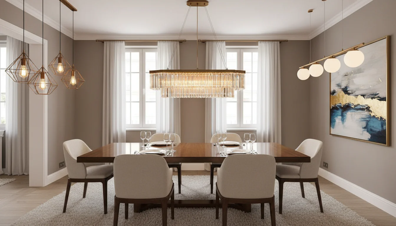 Lustre para sala de jantar: opções para iluminar