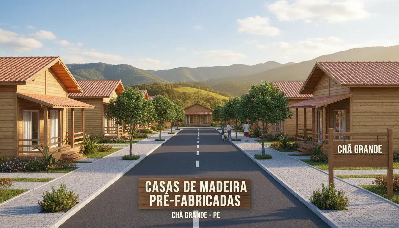 Casas de Madeira Pré-Fabricadas em Chã Grande – PE Casas de Madeira Pré-Fabricadas em Chã Grande – PE