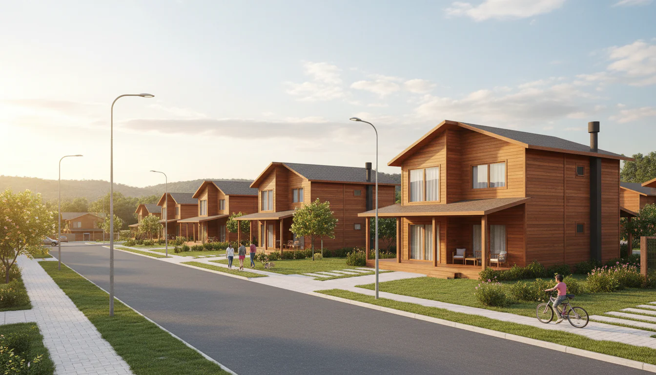 Casas de Madeira Pré-Fabricadas em Cumaru – PE Casas de Madeira Pré-Fabricadas em Cumaru – PE