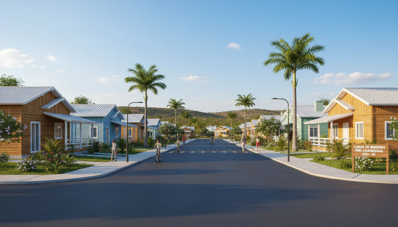 Casas de Madeira Pré-Fabricadas em Exu – PE