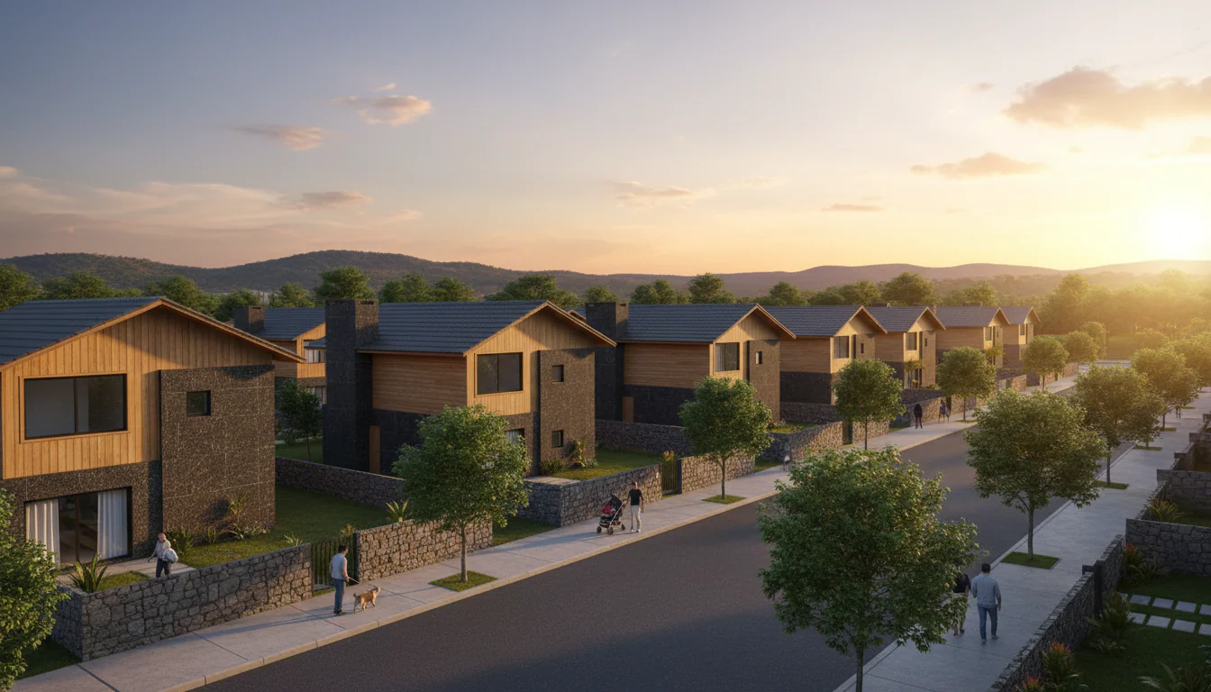 Casas de Madeira Pré-Fabricadas em Granito – PE