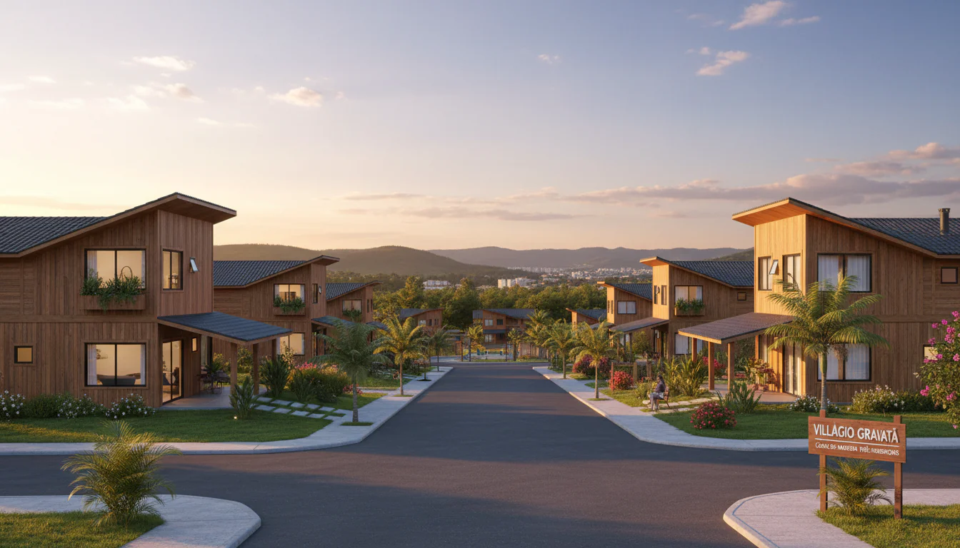 Casas de Madeira Pré-Fabricadas em Gravatá – PE Casas de Madeira Pré-Fabricadas em Gravatá – PE