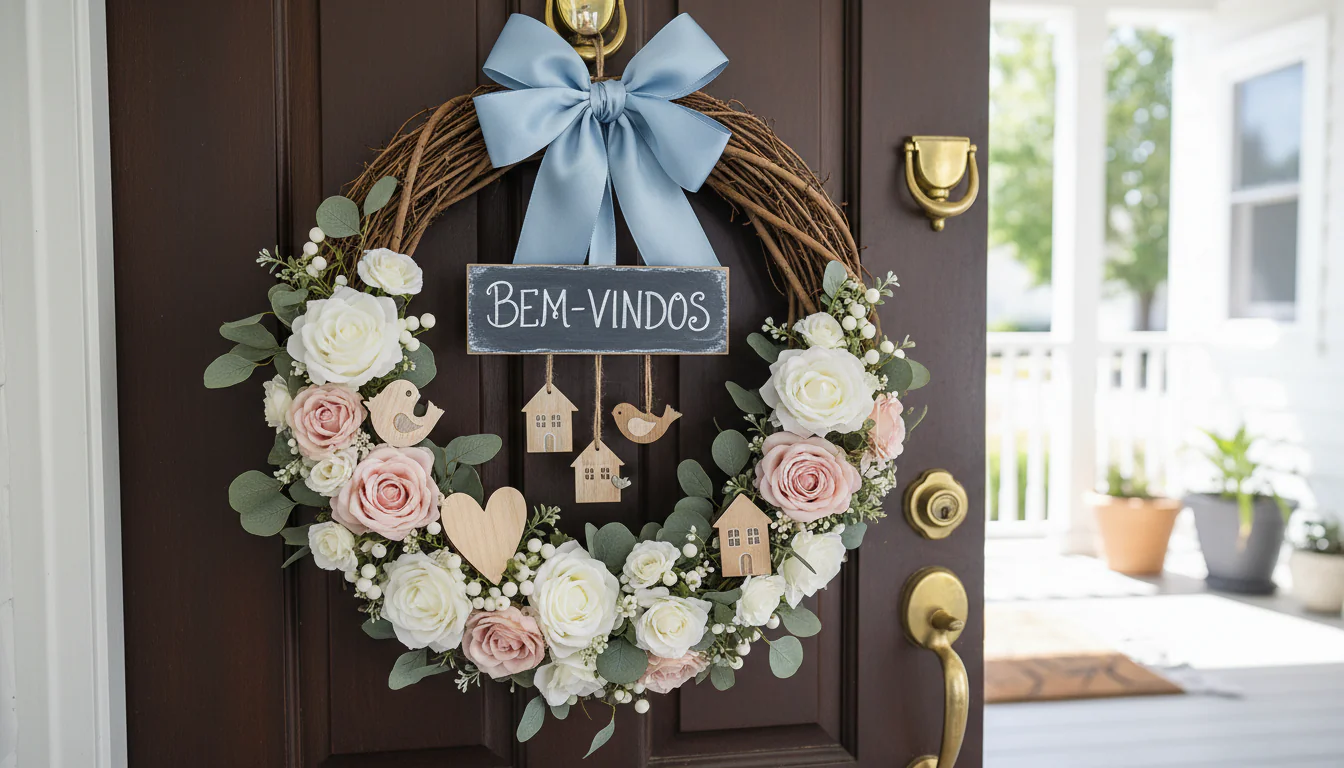 Enfeite de porta: ideias e como fazer própria decoração Enfeite de porta: ideias e como fazer própria decoração