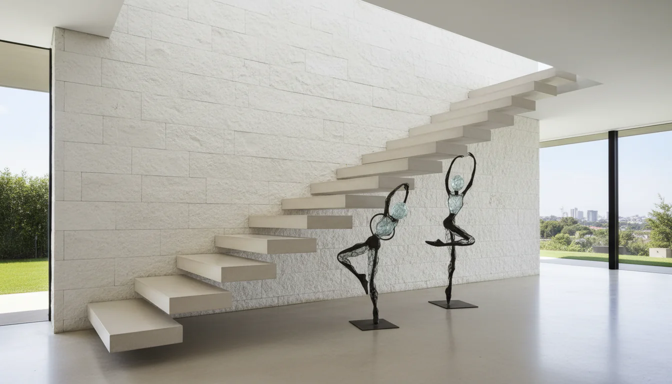 Escada flutuante: modelos esculturais para inspirar