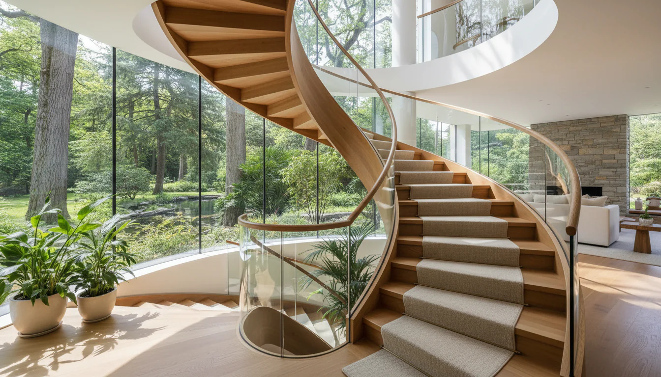 Escadas de madeira: lindíssimas para você inspirar