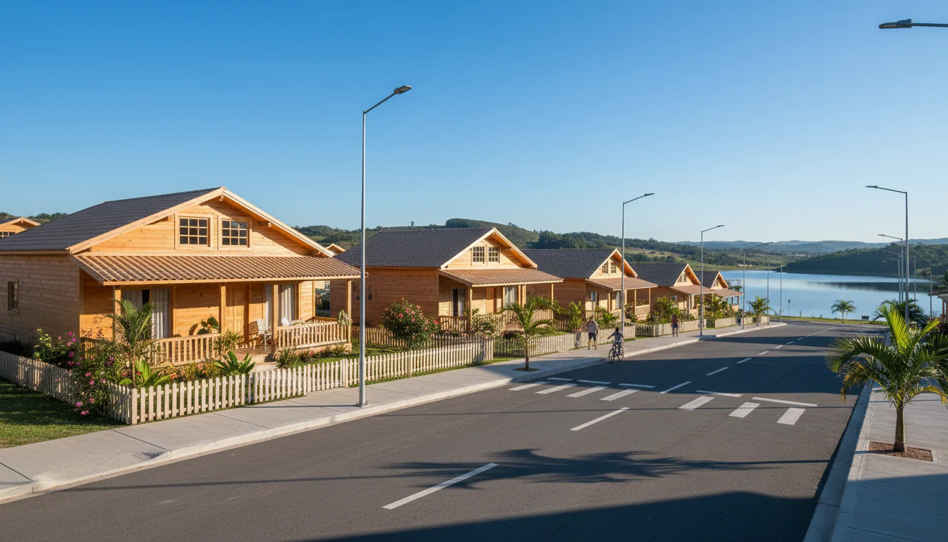 Casas de Madeira Pré-Fabricadas em Lagoa dos Gatos – PE