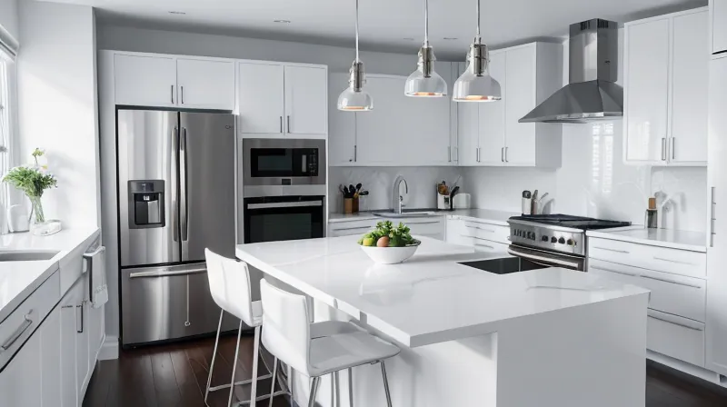 10 Dicas para Criar uma Cozinha Branca Perfeita: Projetos de Interiores e Dicas de Design
