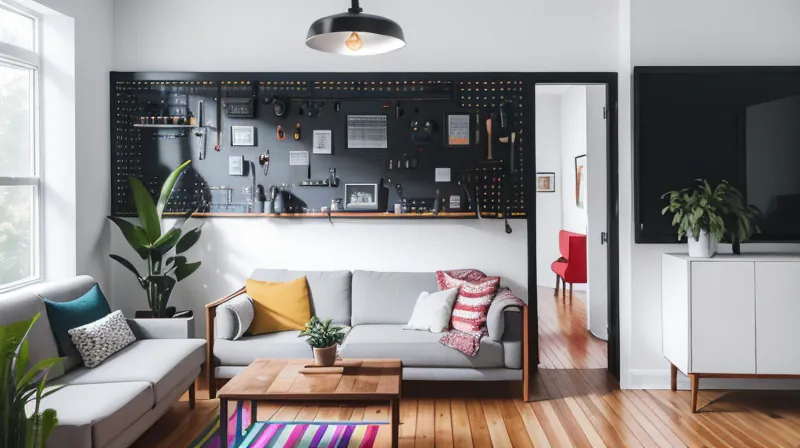 5 Dicas para Decorar com Pegboards e Dar um Toque de Modernidade à Sua Casa