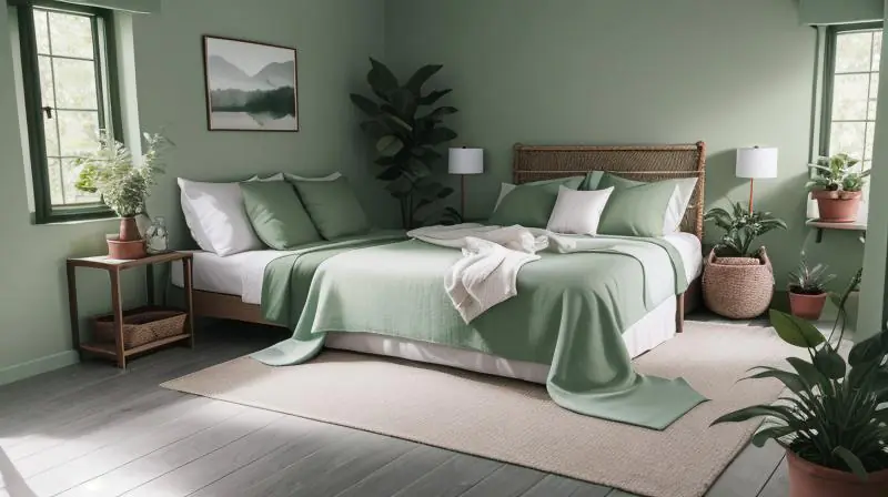 10 Dicas para Decorar Seu Quarto com Cor Verde e Sentido de Calma