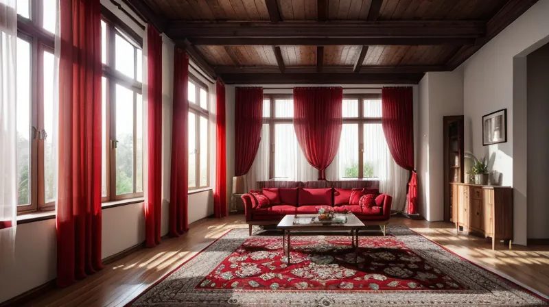 10 Dicas para Escolher a Cortina Vermelha Perfeita para Sua Casa! 10 Dicas para Escolher a Cortina Vermelha Perfeita para Sua Casa!