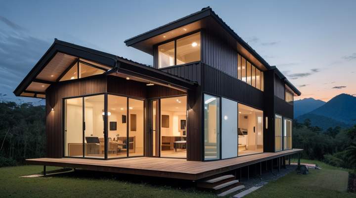 Casas de Madeira Pré-Fabricadas em Alegre – ES Casas de Madeira Pré-Fabricadas em Alegre – ES
