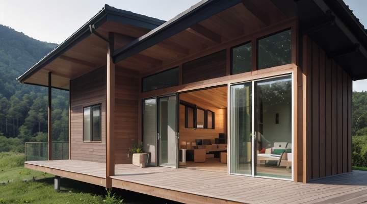 Casas de Madeira Pré-Fabricadas em Almenara – MG