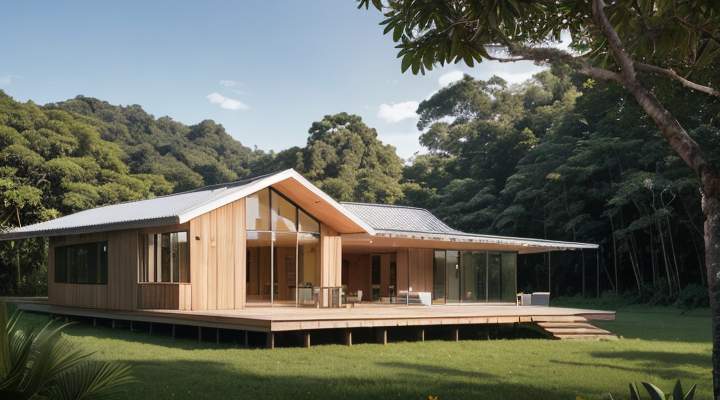 Casas de Madeira Pré-Fabricadas em Angico – TO