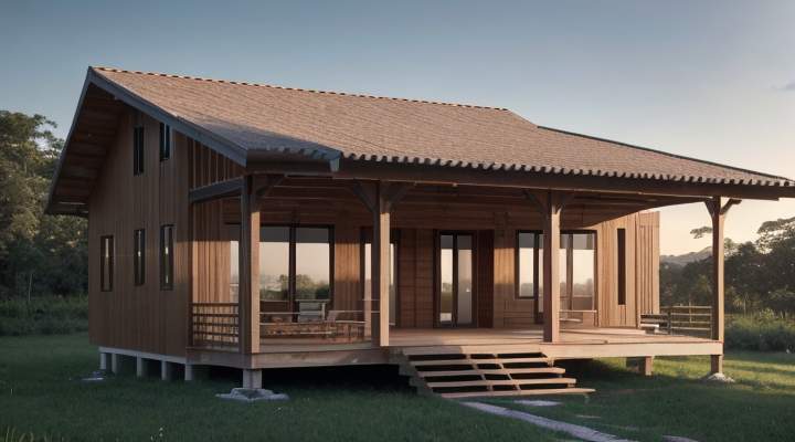 Casas de Madeira Pré-Fabricadas em Guiratinga – MT Casas de Madeira Pré-Fabricadas em Guiratinga – MT