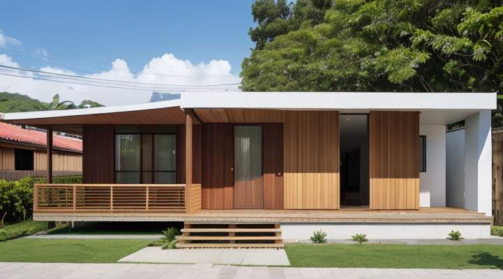 Casas de Madeira Pré-Fabricadas em Logradouro – PB