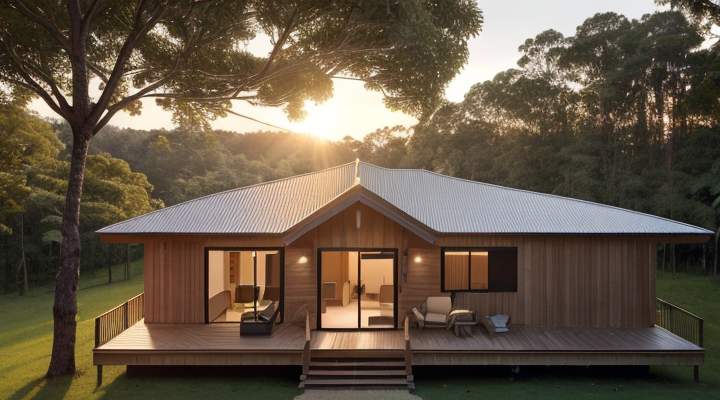 Casas de Madeira Pré-Fabricadas em Nanuque – MG