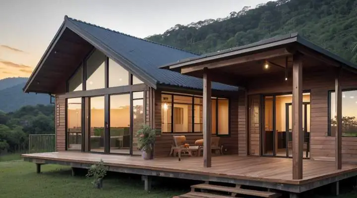 Casas de Madeira Pré-Fabricadas em Orizânia – MG Casas de Madeira Pré-Fabricadas em Orizânia – MG