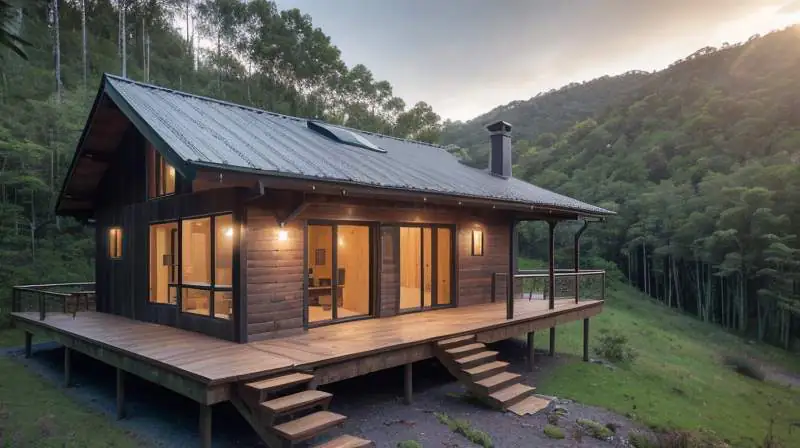 Casas de Madeira Pré-Fabricadas em Vermelho Novo – MG