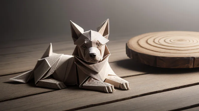 Crie um Cachorro Fofinho com Aprendizado Personalizado em Artesanato de Dobradura!