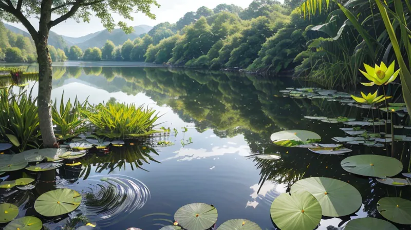 Crie um Paisagismo Aquático Deslumbrante com as Melhores Plantas Aquáticas!