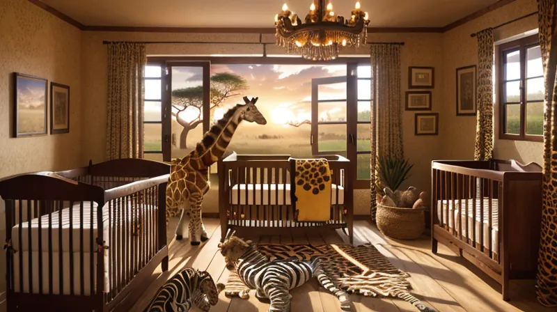 Decore o Quarto de Bebé com um Toque Exótico: Inspirações para um Ambiente Safari!