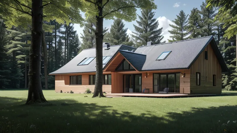 Desenvolva o seu sonho em casas pre-fabricadas: opções sustentáveis feitas de madeira!