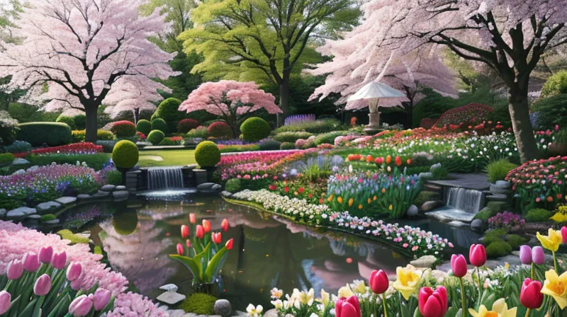 Deslumbrantes Paisagismos com Flores da Primavera: Inspire-se com Estilo! Deslumbrantes Paisagismos com Flores da Primavera: Inspire-se com Estilo!