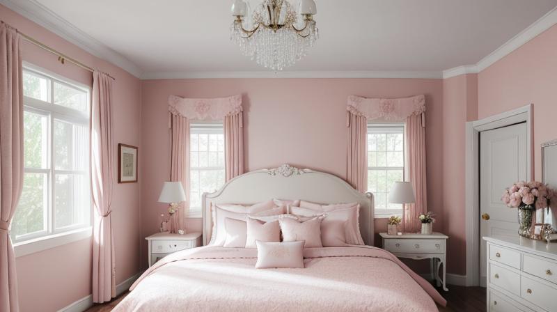 Ideias para Compor um Quarto com Parede Rosa